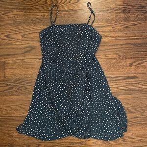 Princess polly green polka dot dress